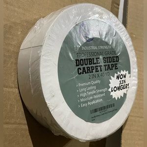 Sugarman Creations Strongest Double Sided Carpet Tape 2 Inch by 40 Yard,120 ft